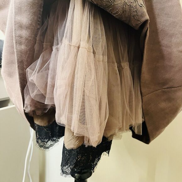 Anthropologie Long Look Coat Dress by Floreat Sz 6 Large Very Rare! As Shown - Picture 12 of 16